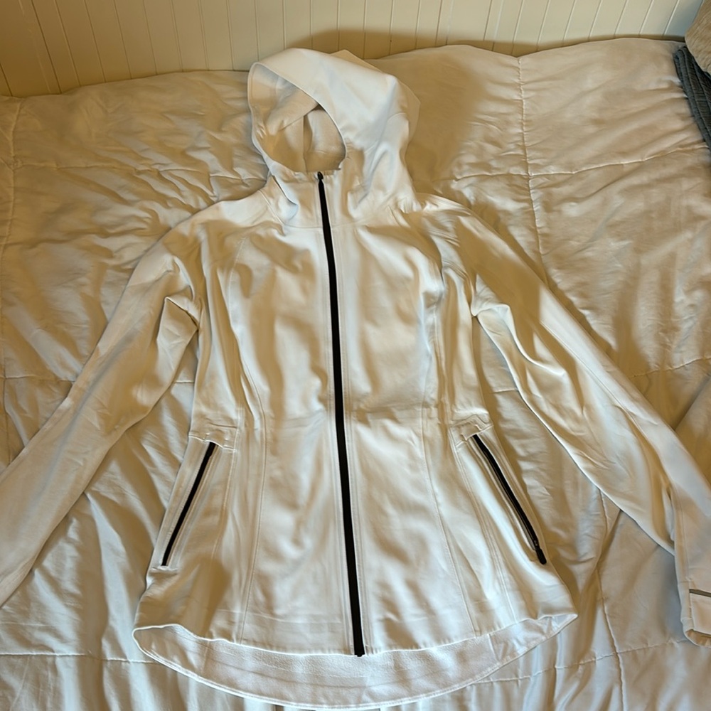 White size 4 lululemon jacket